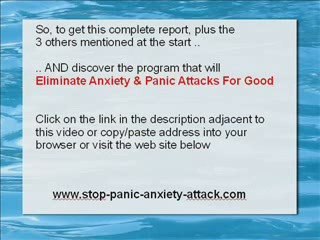 Eliminate agoraphobia and panic attacks part 1