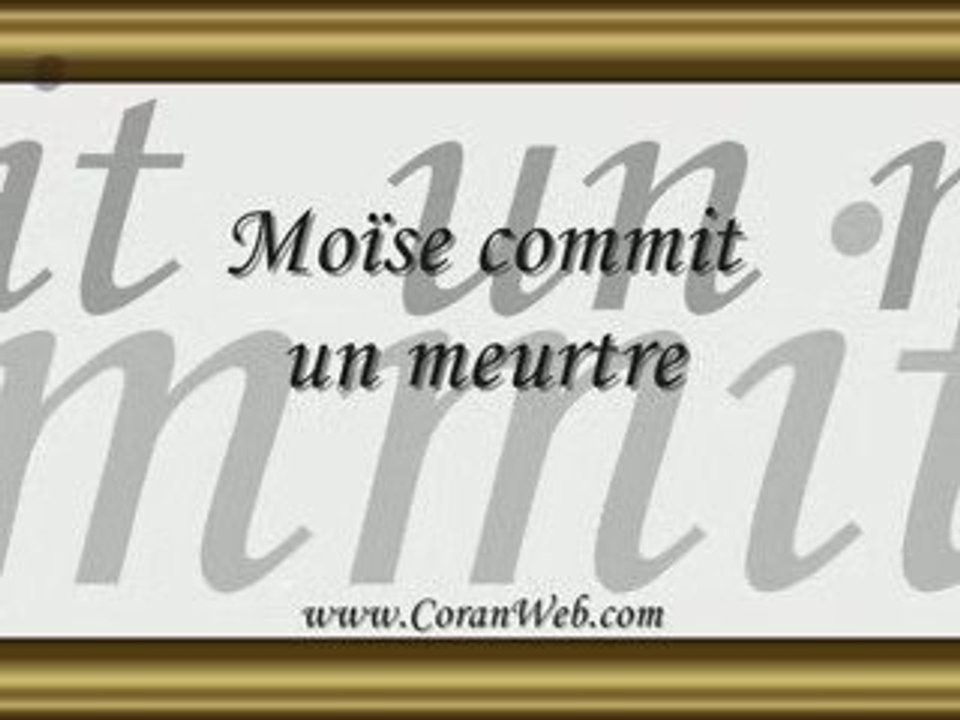 L'histoire de Moïse - partie 2