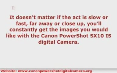 Canon Powershot SX10IS - The Camera That Makes an Amateur Lo