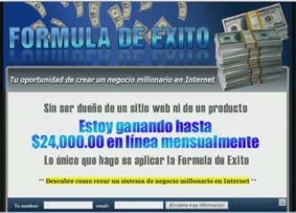 OPORTUNIDAD DE NEGOCIO MILLONARIO