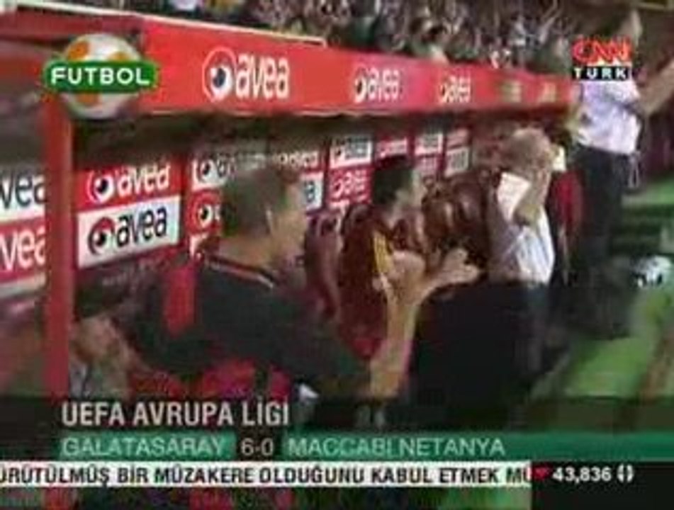 Galatasaray 6-0 Maccabi Netanya maçı özeti golleri