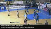 Italie-France, repêchages EuroBasket 2009 (5 août 2009)