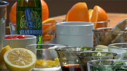 Flank steak and wraps.