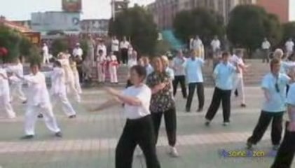 Moment de Taiji à Baoying (Chine, province de Jiangsu)