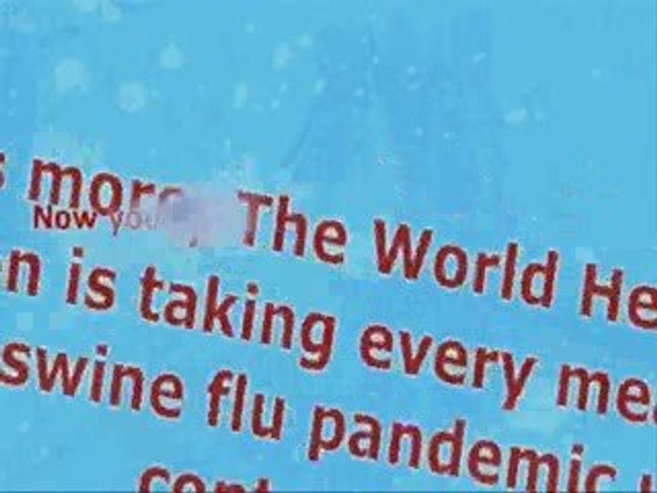 Swine Flu help and advice