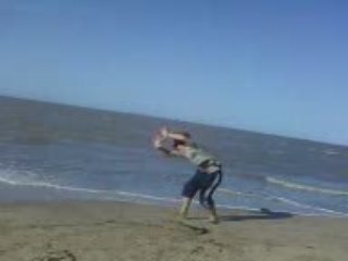 salto a la plage
