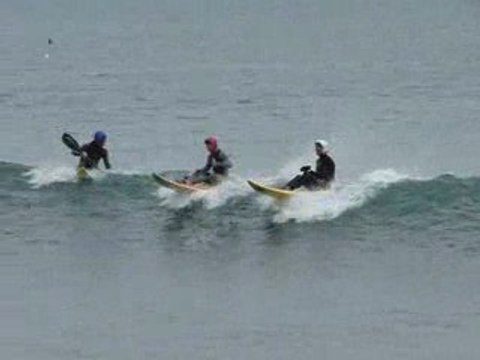 Wave-ski séssion au secret spot le 06-08-2009