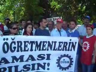 AÇLIK GREVİ 3 GÜN DİSK DESTEK VERMEKTE...
