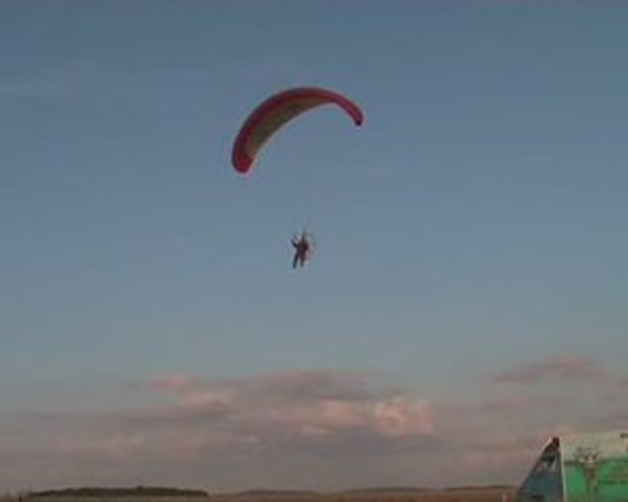 premier vol paramoteur 25 juillet 09