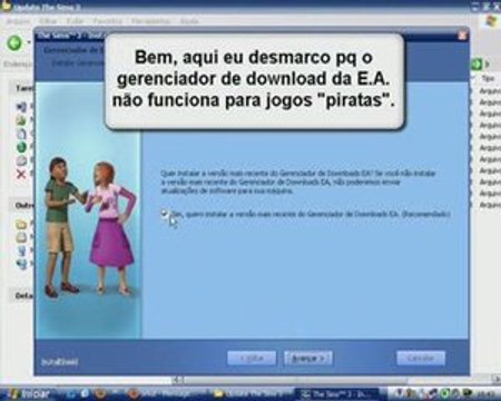 Instalando e crackeando o The Sims 3 usando o Daemon Tools.