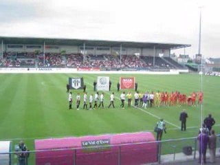 Angers SCO - Dijon  Entrée des joueurs