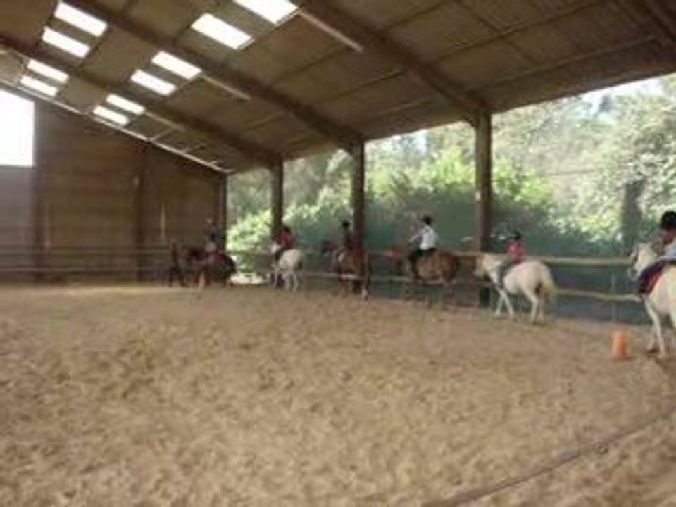 2 eme cours d'équitation de sylvie