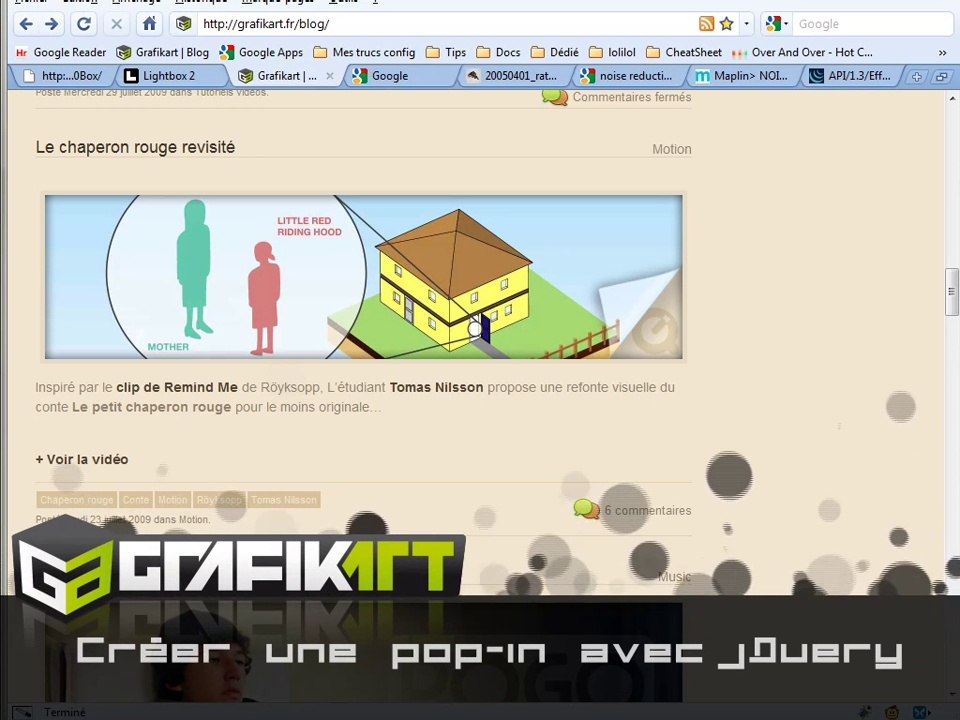 Tutoriel vidéo : Pop-in jQuery