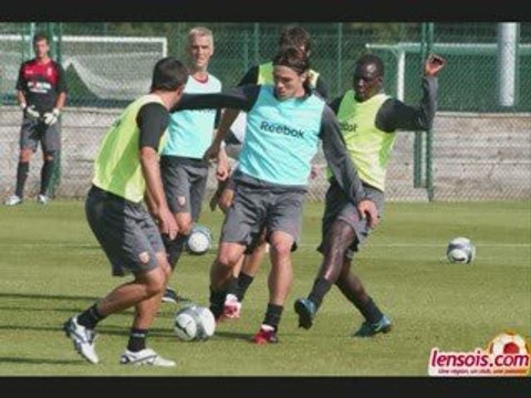 rc lens derniers entrainements avant bordeaux lens
