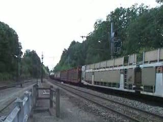 La BB 7203 et son FRET Au Palais Sur Vienne