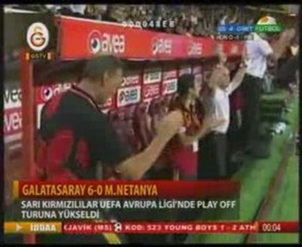 Galatasaray 6 - 0 Maccabi Netanya [ÖZET] [06.08.09]