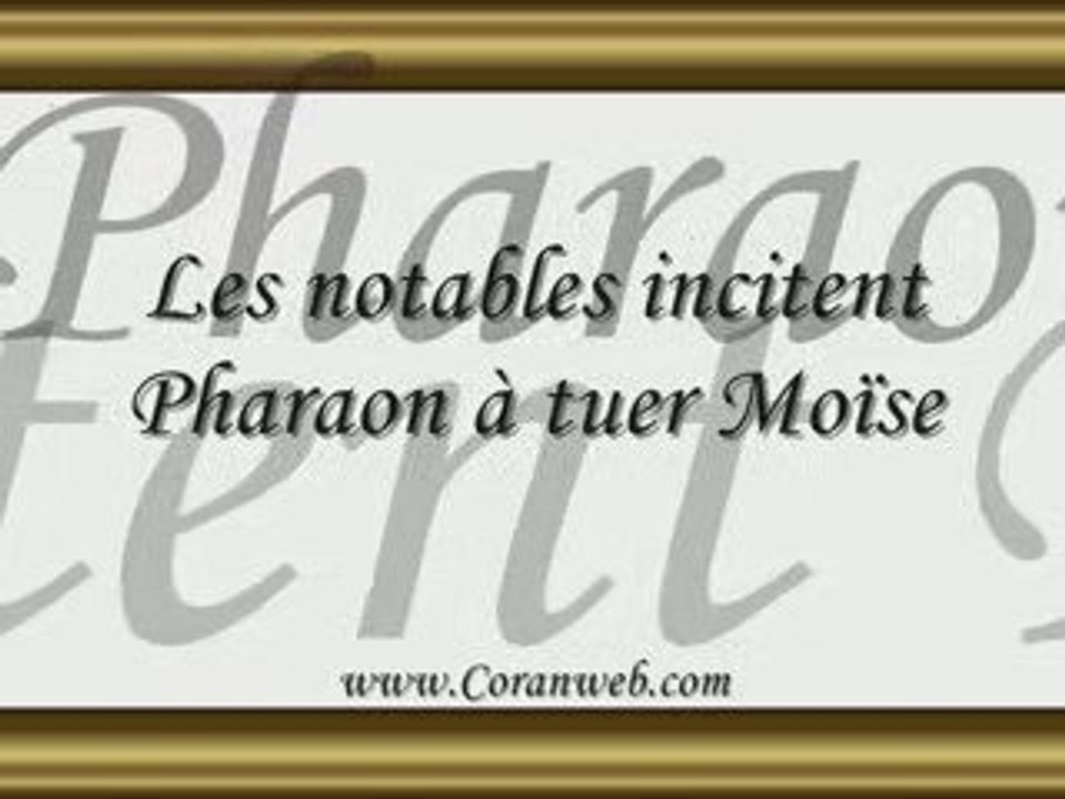 L'histoire de Moïse - partie 7
