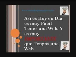 Crea tu web para (ganar) dinero en (internet)