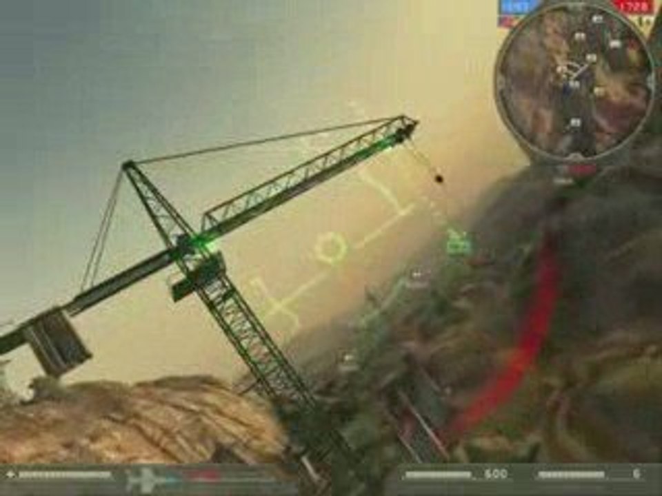 Bf2 Stunt with jet Map kubra dam and dalian plant Folken