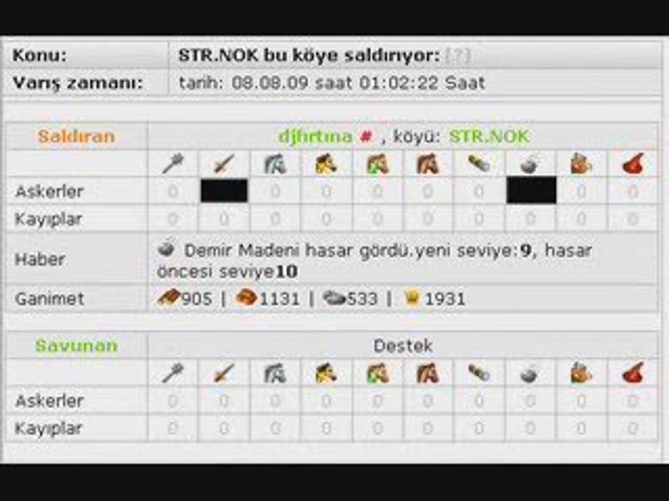 TRAVİAN SERVER 12 STR AKNC