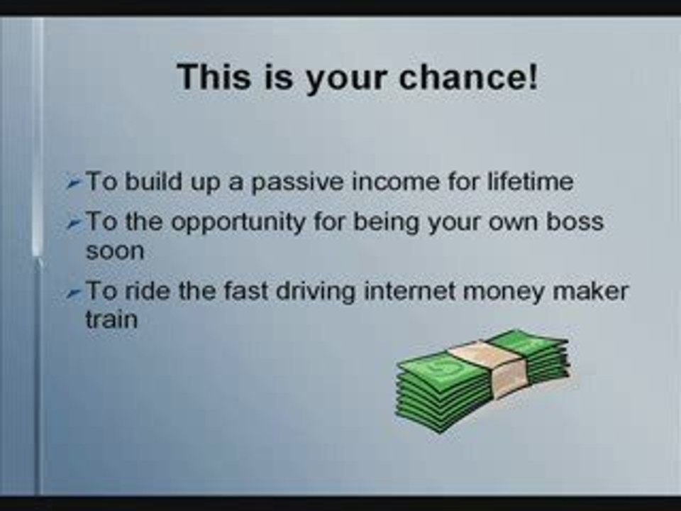 1 of the most serious money making opportunities on the net!