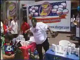 z burger eating contest