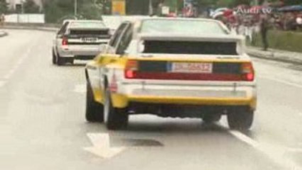 Grand show Audi Sport dans les rues d'Ingolstadt