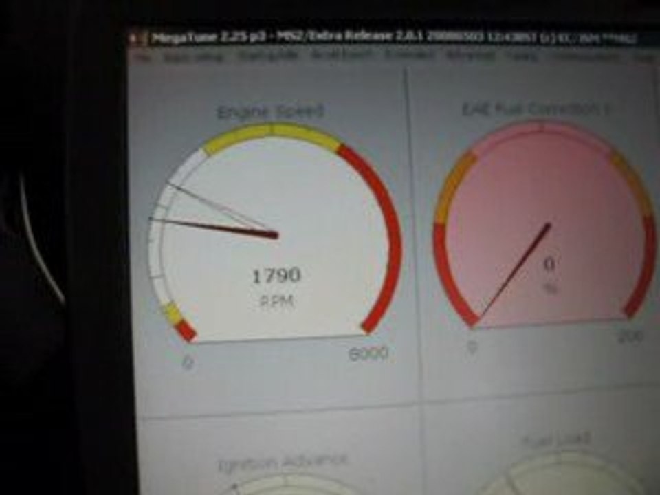 Datalog Megasquirt sur Corsa