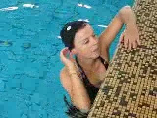 Marie à la piscine 3