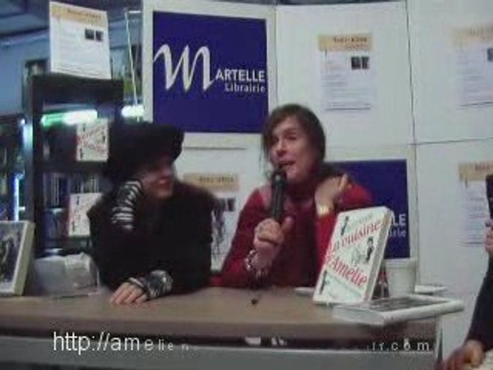 Amelie et Juliette Nothomb Amiens 2008 (1ere partie)