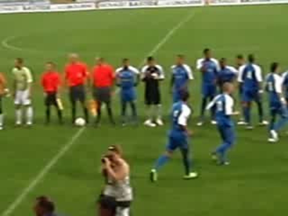 CFA -FC Libourne St Seurin / YZEURE : entrée des joueurs ...