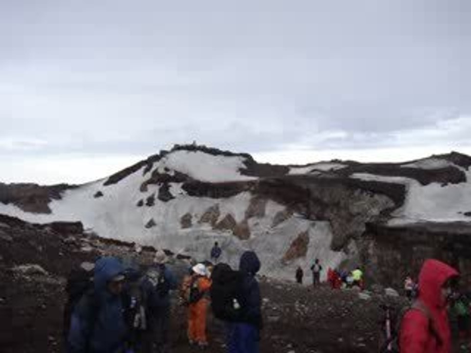 富士山　火口