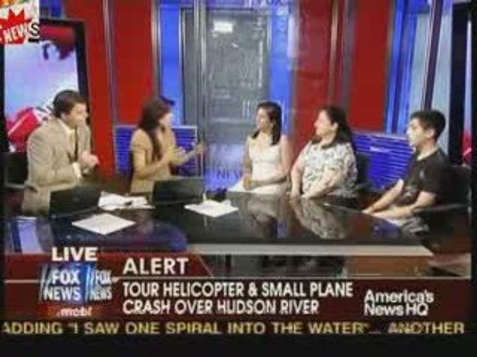 PICTURES  Of Helicopter & Small Plane Crashing Over Hudson