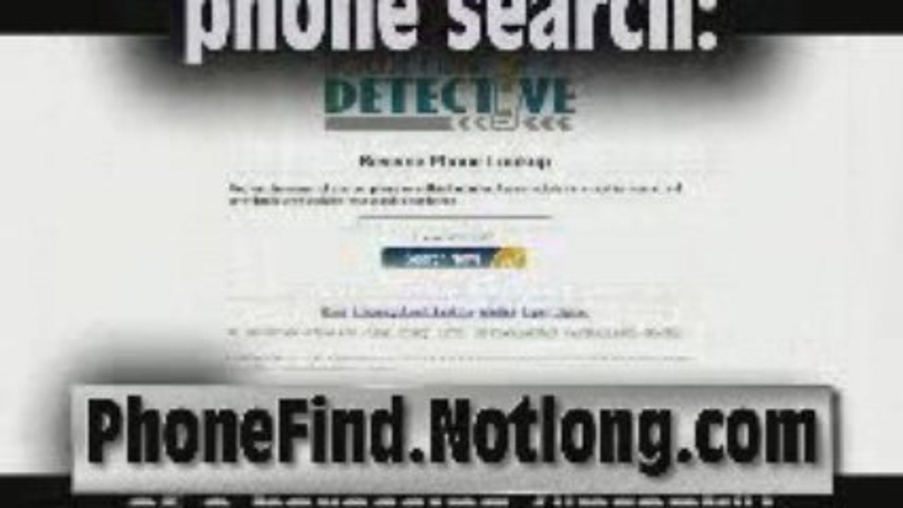 Reverse phone lookup business