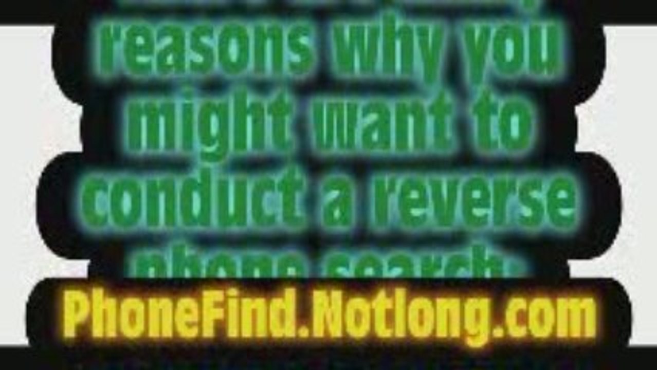 Wireless reverse phone lookup