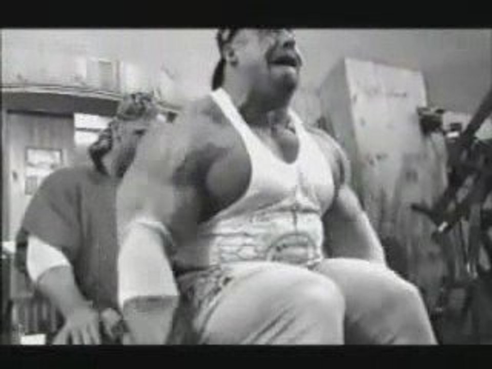 Dorian Yates hardcore training in the dungeon