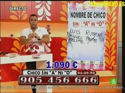 Despierta y Gana - Pepe nombre incorrecto - 6 ago 09