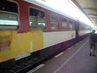 International fast train arrives at Ruse