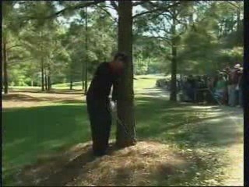 Tiger Woods Snaps His Club