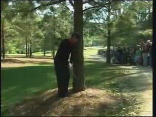 Tiger Woods Snaps His Club