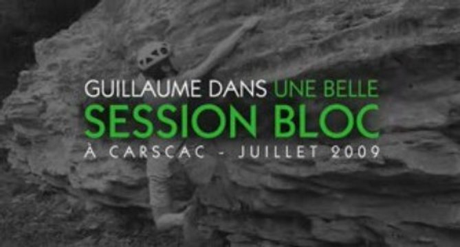 Escalade bloc à Carsac