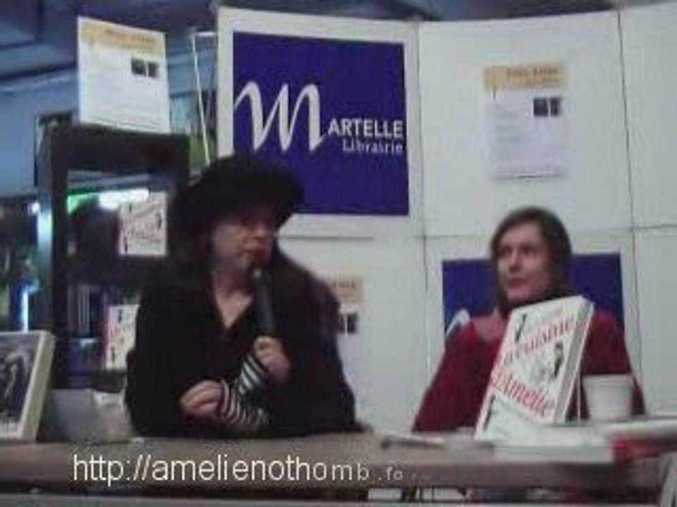 amelie et juliette nothomb amiens 2008 (2eme partie)