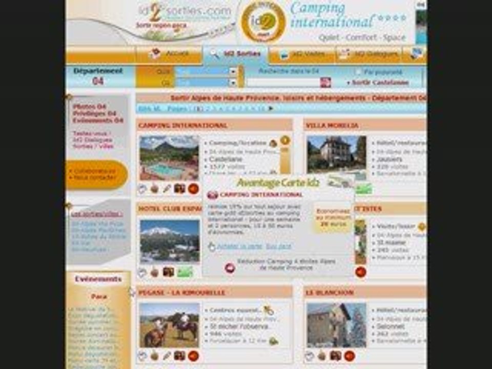 bienvenue sur idees de sorties .com  le site de vos sorties