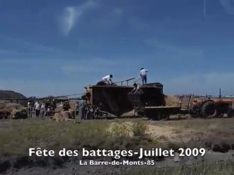 Fête des battages au Daviaud, écomusée marais breton vendéen
