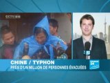 La Chine et le Japon touchés par des tempêtes tropicales