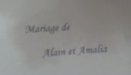 Mariage Alain & Amalia