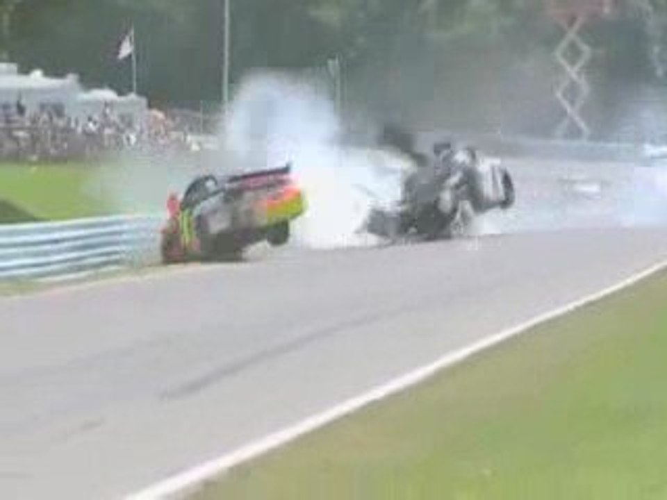 nascar sprint cup watking glen big big big big crash