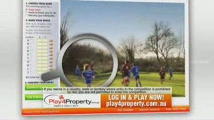 Play4Property Australia advertising campaign