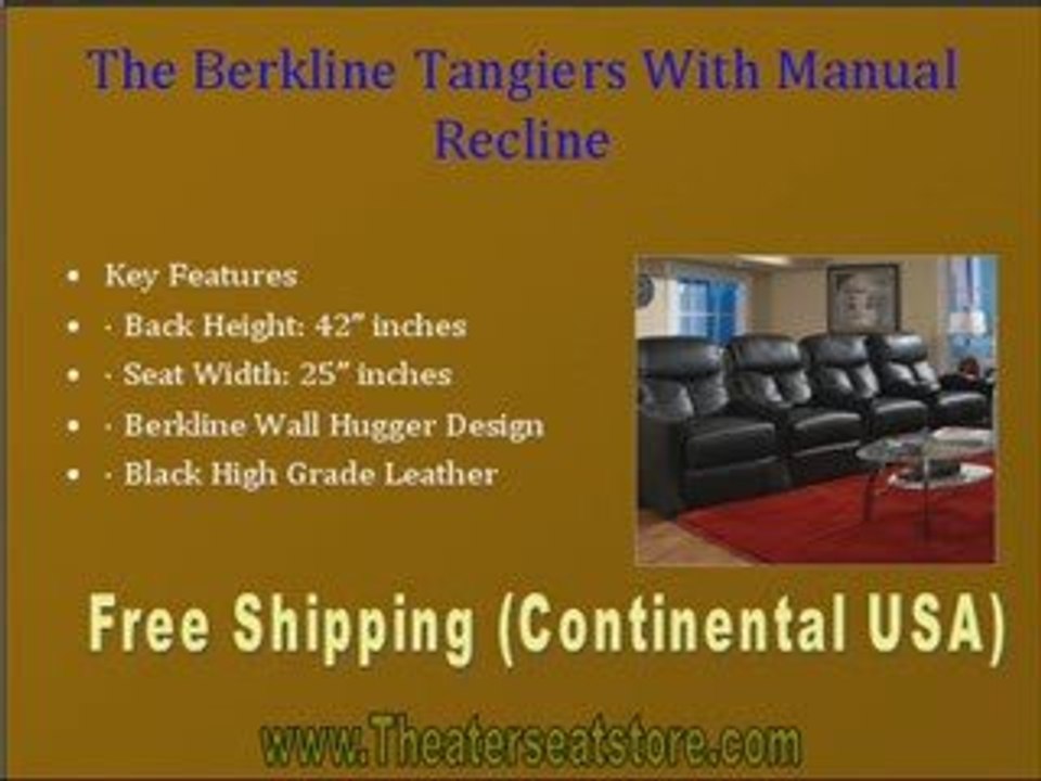 Berkline and Palliser Home Theater Seating