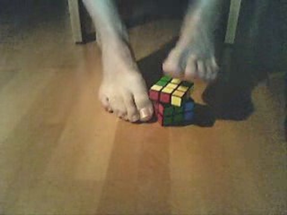 rubik's cube with foot long